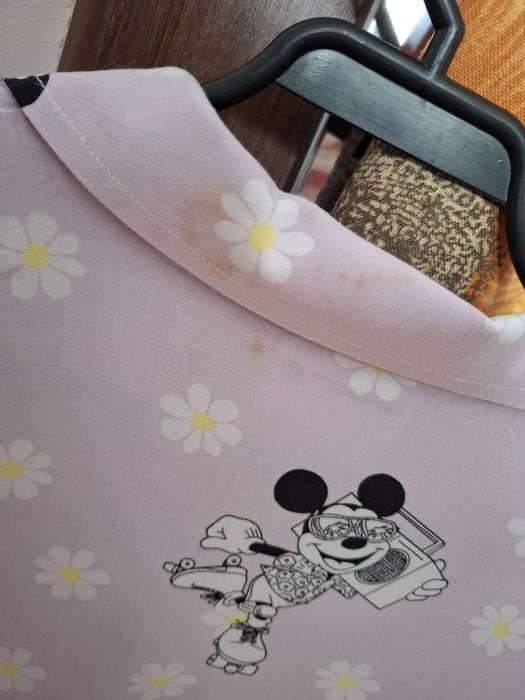 Różowa koszula z krótkim rękawem myszka Miki Disney M