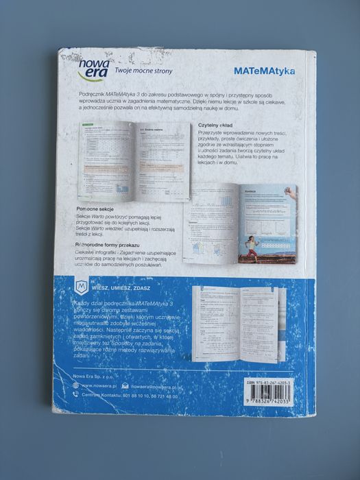 Matematyka 3 podręcznik do matematyki