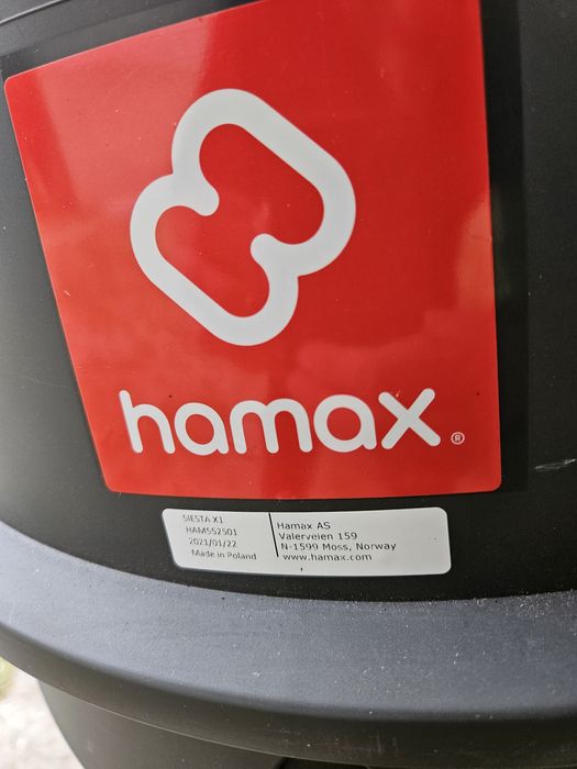 Hamax siesta i dwa adaptery stan bdb