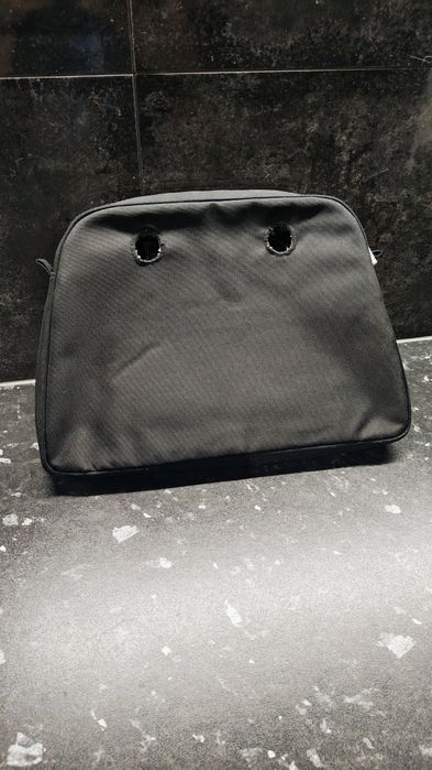 Czarny organizer do torebki obag reverse od AgaBi jak nowy