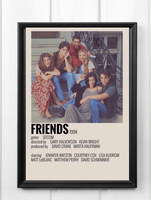 Plakat A4 kodak friends przyjaciele poster