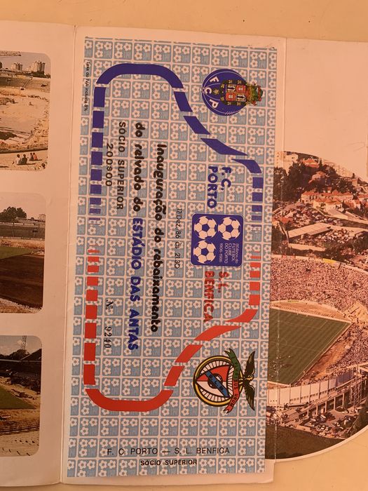 Bilhete inauguracao estadio F.C. Porto 1986 (portes gratis)