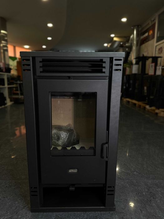 Піч PRITY K2 GT 8,1 кВт чорна з великим склом