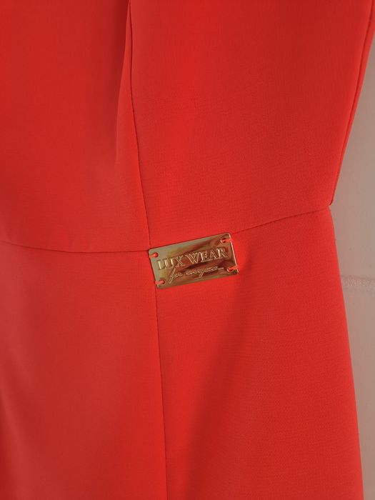 Sukienka wesele malinowa różowa Lux Wear