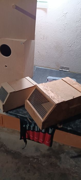 Ninhos,transportadoras varias medidas e gaiolas