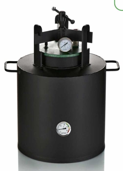 Новий газовий автоклав з гвинтовою фіксацією на 16 банок фірми УТЕХО!