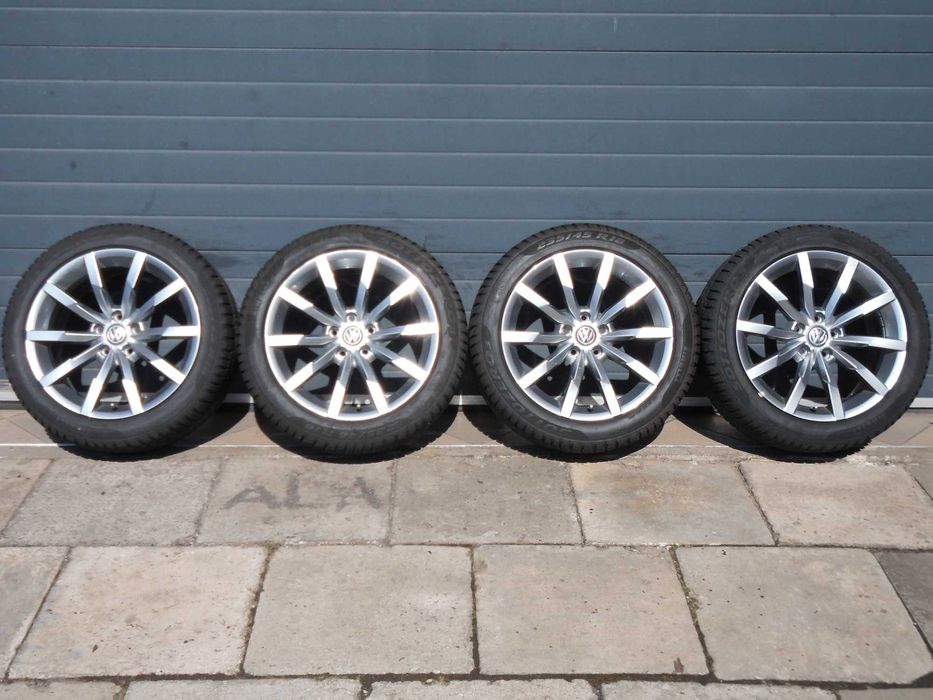 ! Koła zimowe aluminiowe 18 5x112 oryg Vw Passat B8 B9 Superb III IV