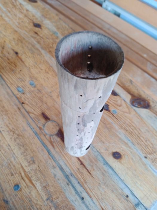 Rurka bambusowa naturalna do akwarium, grota schowek rybek i krewetek