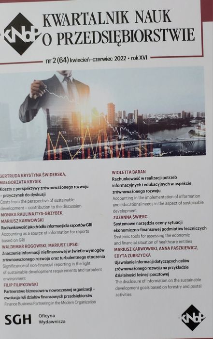 Kwartalnik nauk o przedsiębiorstwie.SGH.Praca zbiorowa