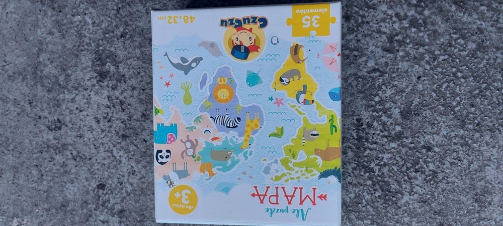 3szt puzzle 60  pepa pszczółeka mają mapa czuczu