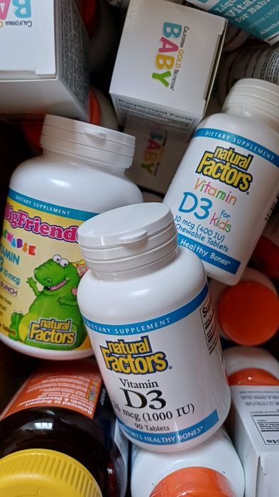 California Д3, immune 4, Д+К2, лютеїн, омега-3, біотин