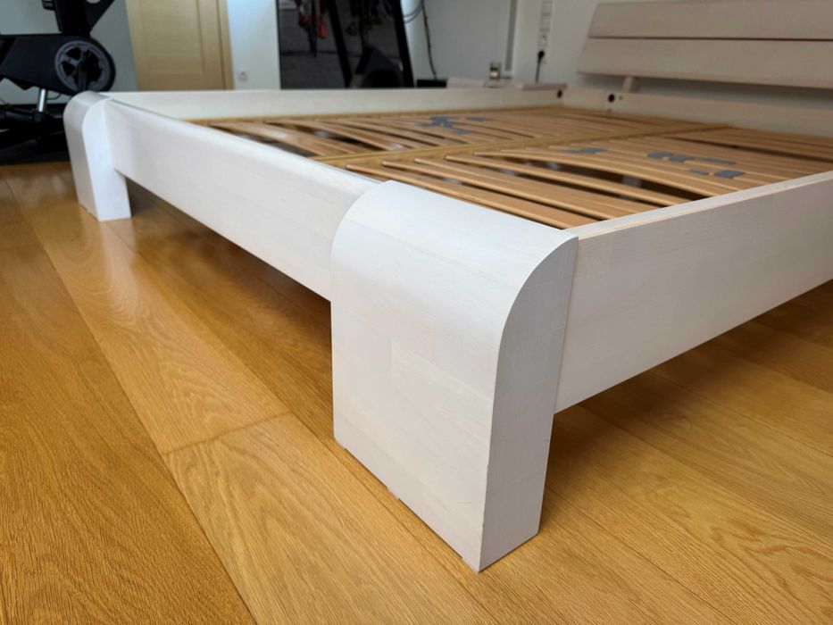 ŁÓŻKO KOMODA Zestaw mebli do sypialni – drewno dębowe SETI (THE BEDS)