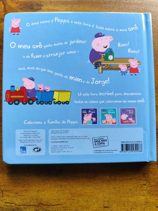 Livro infantil da Peppa "O meu avô"