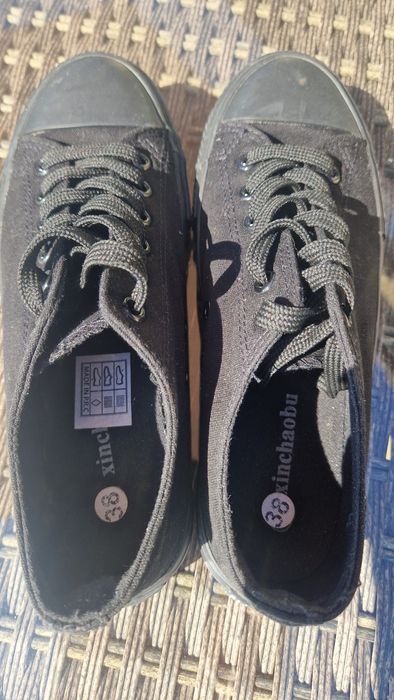 Nowe trampki tenisówki czarne r 38