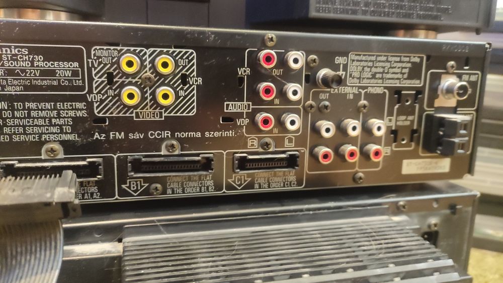 Aparelhagem de som com comando