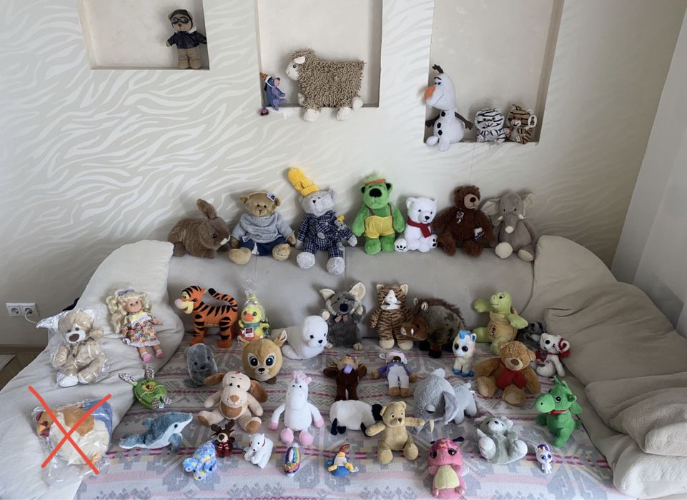 Игрушки мягкие Teddy,Мишка Тедди,глазастики,Твитти,H&M кролик,единорог