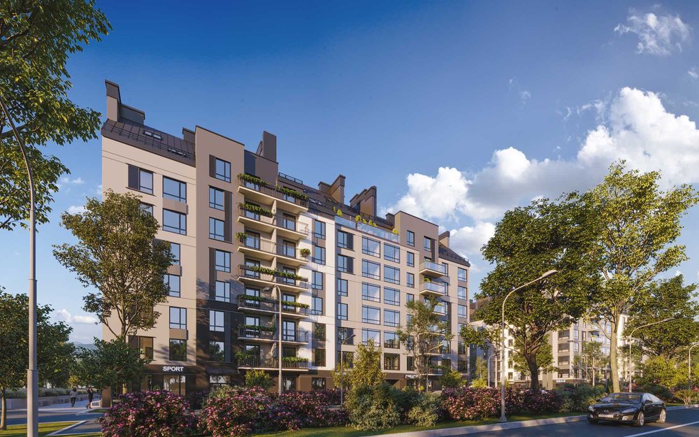 Купуйте квартиру з першим внеском від 30%. 2 кімнатна 63кв.м