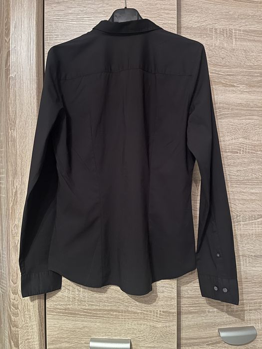 Czarna damska koszula H&M M/38 na codzień, imprezę, pracy