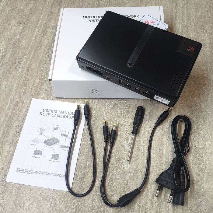 Безперебійник для роутера та ONU 5V/9V/12V UPS WI-FI ДБЖ для роутера