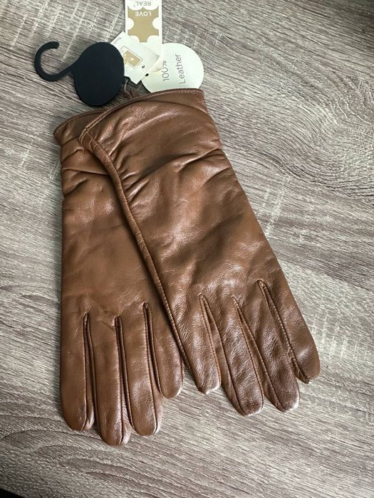 Шкіряні рукавички перчатки Atmosphere