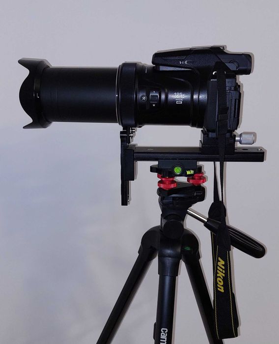 Nikon COOLPIX P1000 Gwarancja do 05.2026 dodatkowo wspornik i głowica