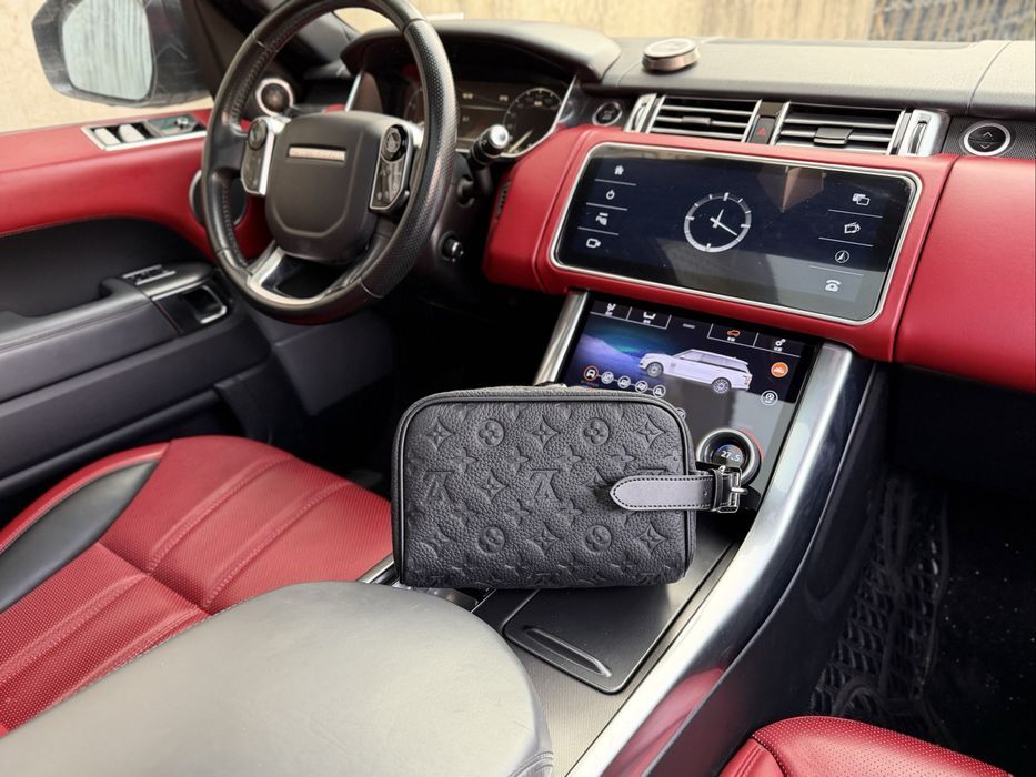 Косметичка LOUIS VUITTON барсетка сумка мужская черная