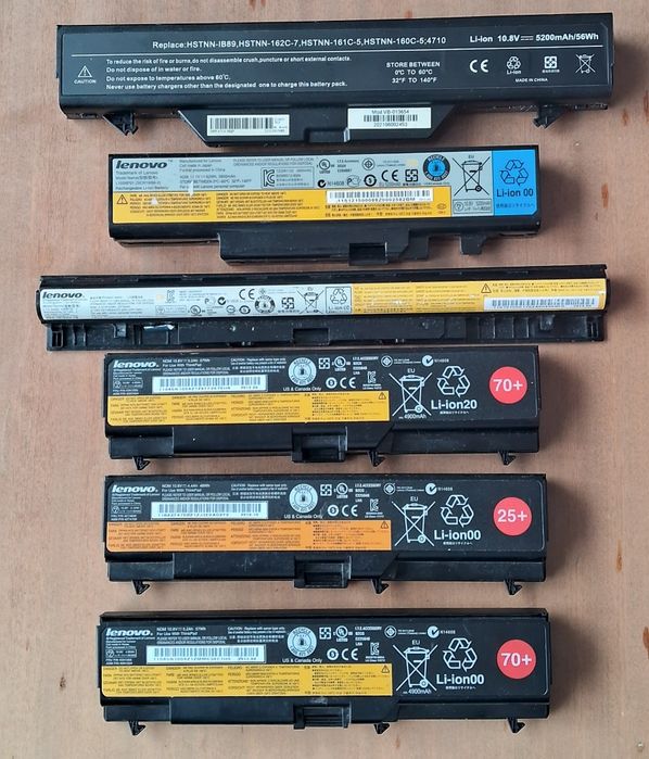 Акумулятор ноутбука Dell, HP, Lenovo, Medion, ASUS,  Acer