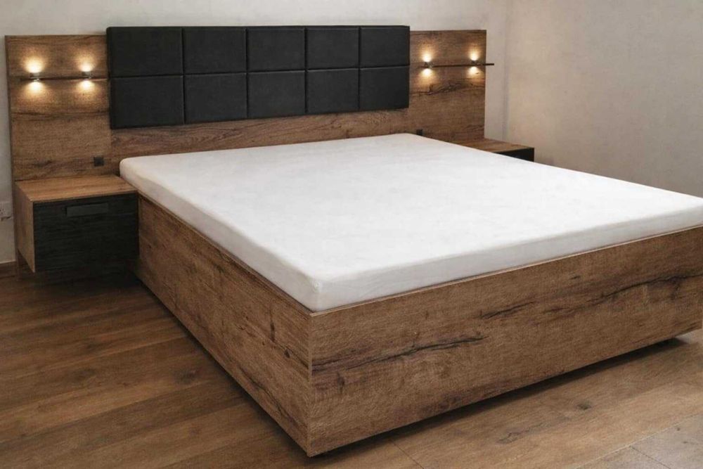 Łóżko Black Red White - KASSEL