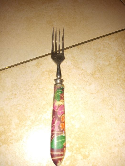 Unikatowe sztućce Bakelit Prl