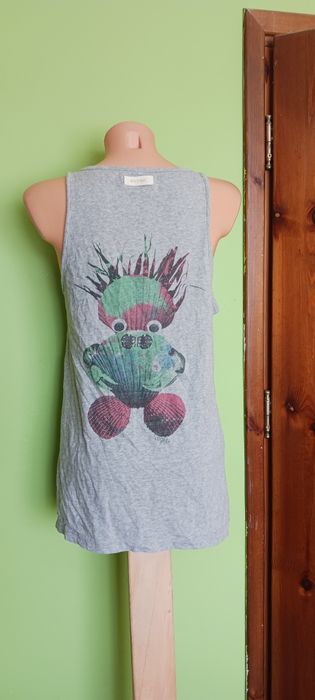 Szary podkoszulek z ufoludkiem Insight rozm.40