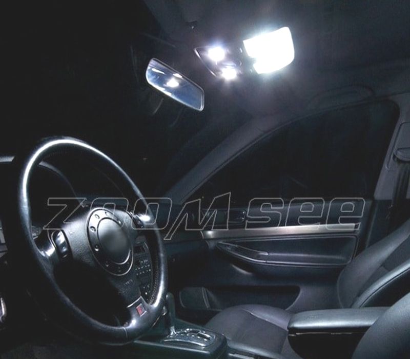 KIT COMPLETO DE 15 LAMPADAS LED INTERIOR AUDI A4 S4 B5 SEDAN 96-01