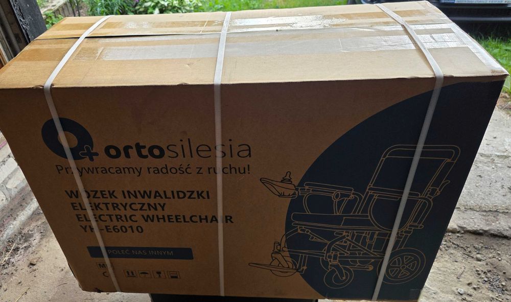 Wózek inwalidzki elektryczny ORTOSILESIA YH-E6010 - nowy oryginalnie zapakowany
