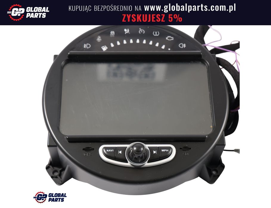 Mini R60 R61 Prędkościomierz Wyświetlacz Ekran Android 8" Radio