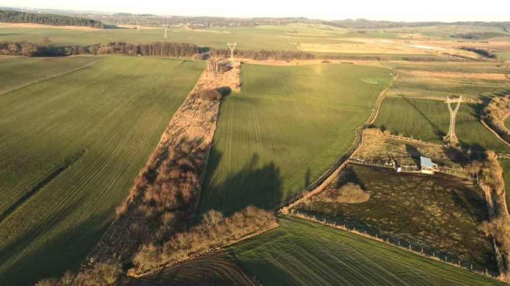 Działka budowlana 20258m2. Warunki na dom budynki gospodarcze.