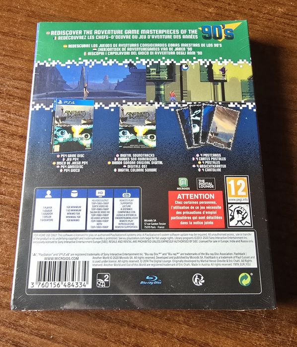 PS4 Another World / Flashback NOWA FOLIA