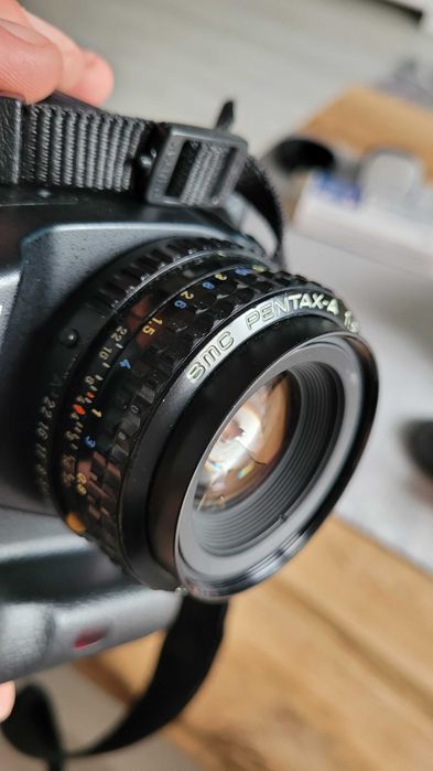 Obiektyw SMC Pentax-A 1:2 50mm bdb stan