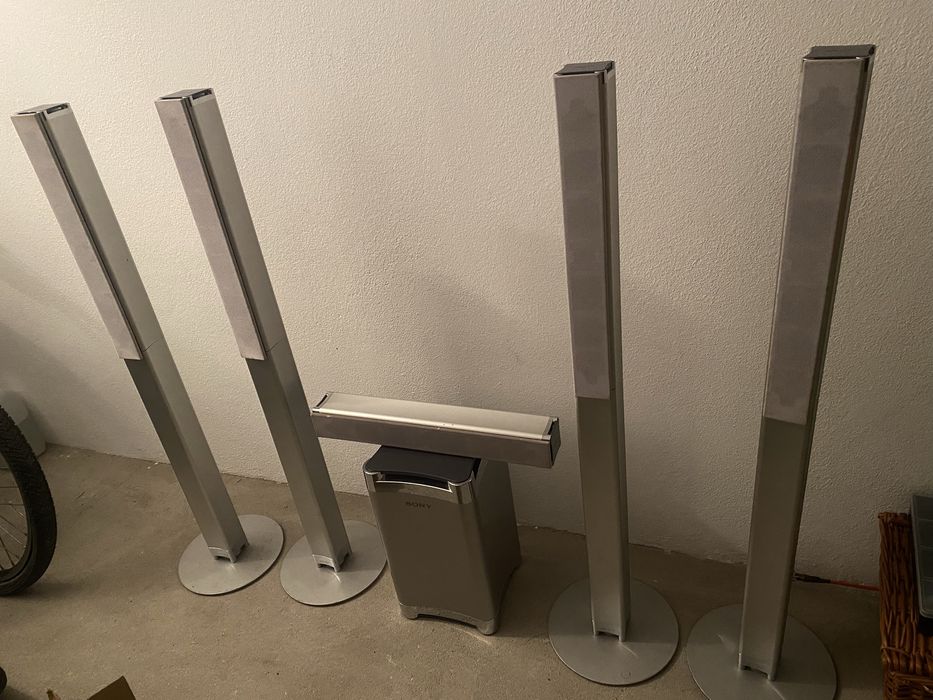 Home cinema sony. “So colunas”