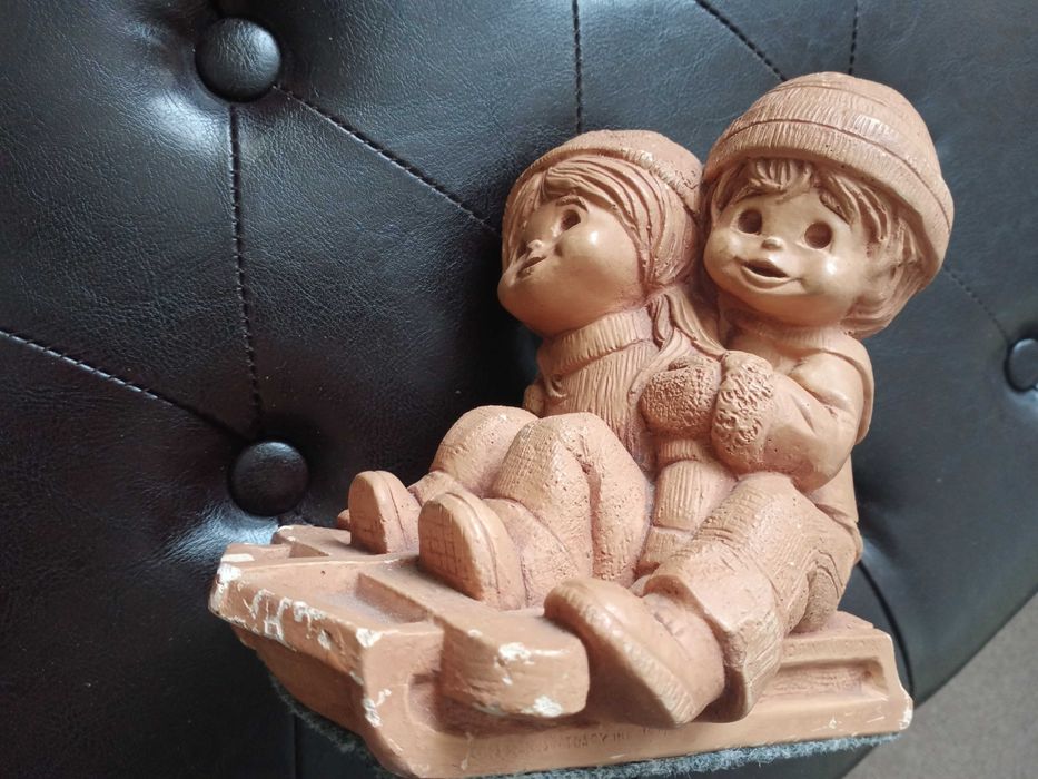 figurka vintage gliniana