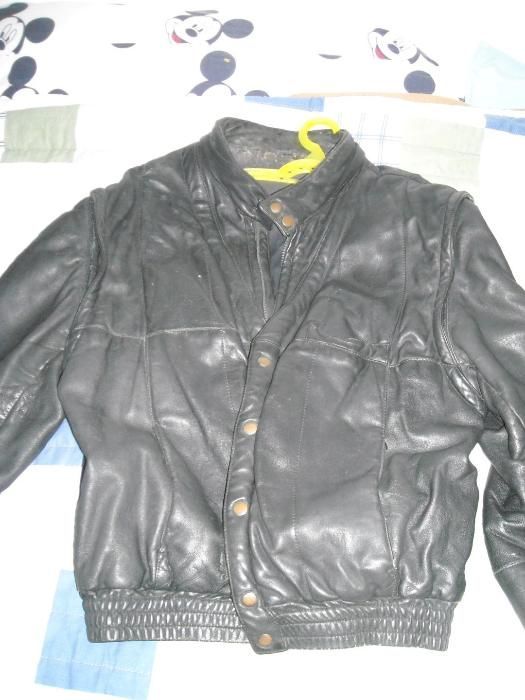 Casaco cabedal Vintage