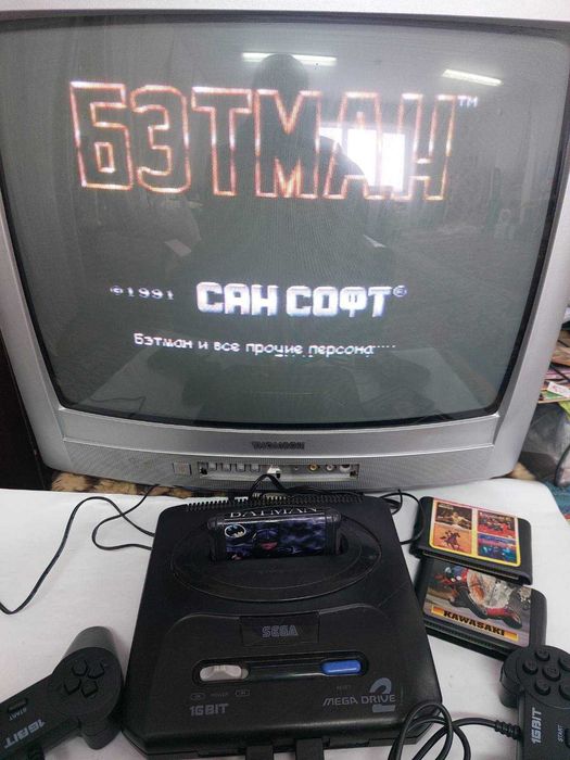 Sega mega drive ігрова приставка з 90х років у хорошому стані сега