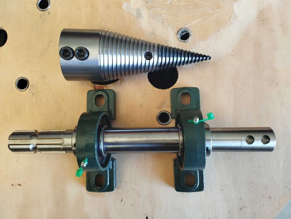 Łuparka świder do drewna WOM / stożek 80mm do ciągnika