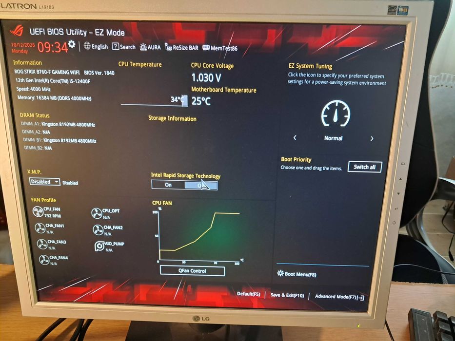 Motherboard Asus Rog Strix B760-F Gaming WiFi (Socket 1700)