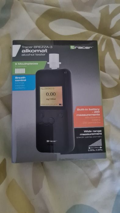 alkomat Tracer BREZZA-3.  Nowy