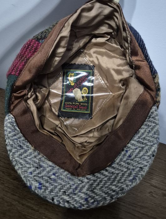 DONEGAL TWEED roz. S/M made in Ireland 100 % pure wool stlebar