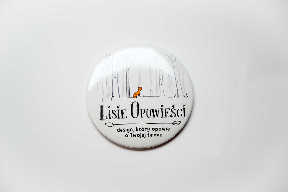 Przypinki z personalizowaną grafiką  / zdjęciem 75 mm - z agrafką