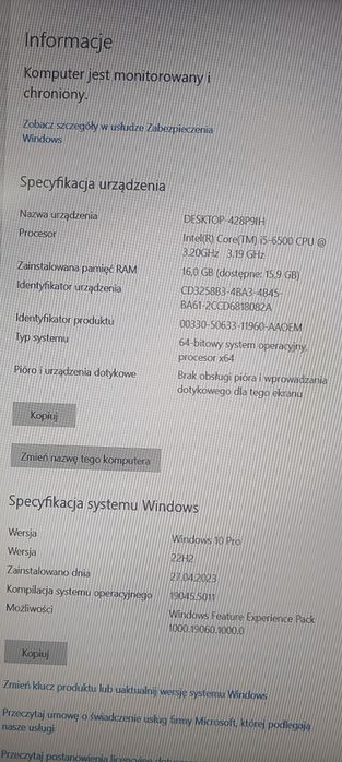 Sprzedam komputer marki HP