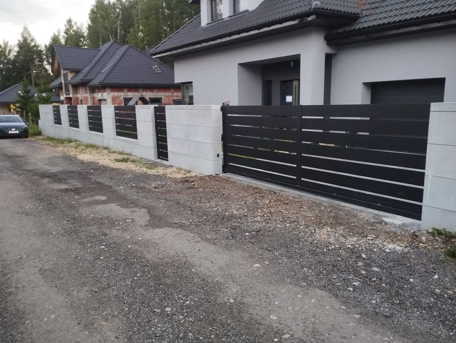 Ogrodzenia NOWOCZESNE Panelowe Bramy i furtki