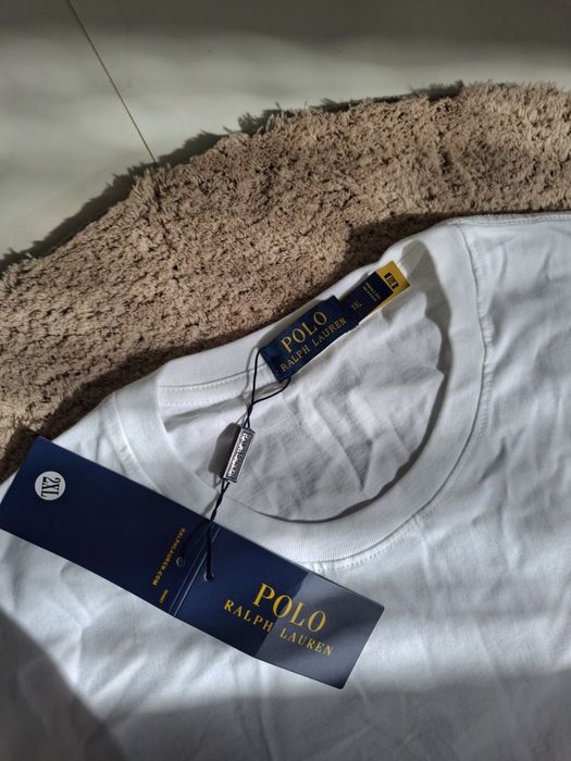 Biała koszulka ralph polo xxl