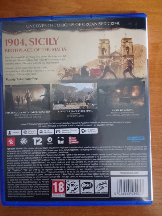 Mafia the old country ps5