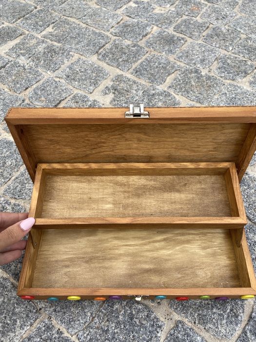 Caixinha de costura com divisoria